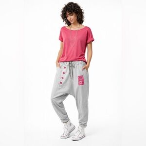 NEW Cotton Drop Crotch Harem Pants - One Size